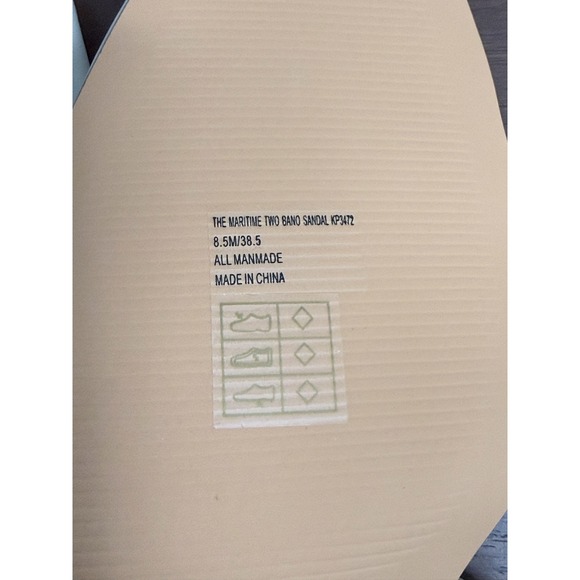 Katy Perry Maritime Shell Heel Two Band Sandal in Chalk 8.5 NIB Slip-On - Picture 9 of 11